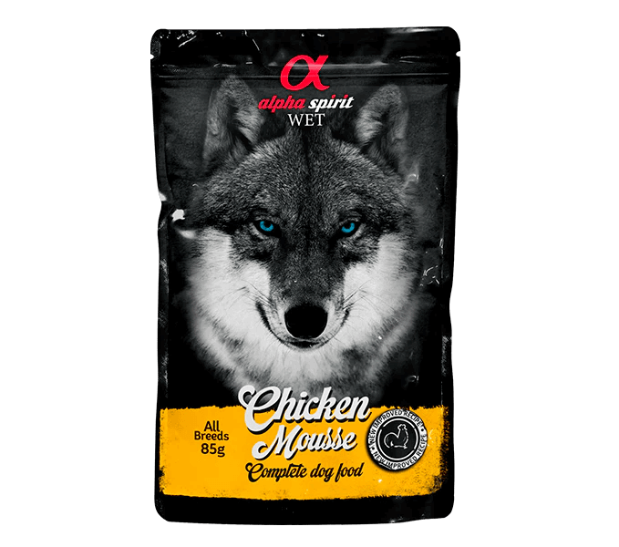 Пауч Alpha Spirit Chicken Mousse Dog мус з куркою для собак
