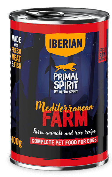 Консерва Primal Spirit Mediterranean Farm з куркою та свининою для собак, 400г