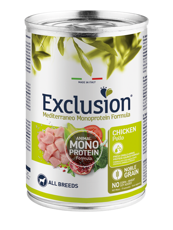 Консерва Exclusion Adult Chicken Cans для собак з куркою, 400 г
