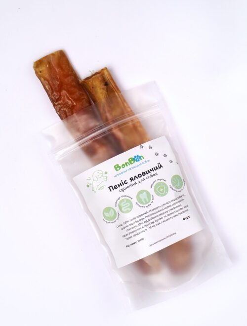 BonBon Пеніс яловичий для собак 4шт