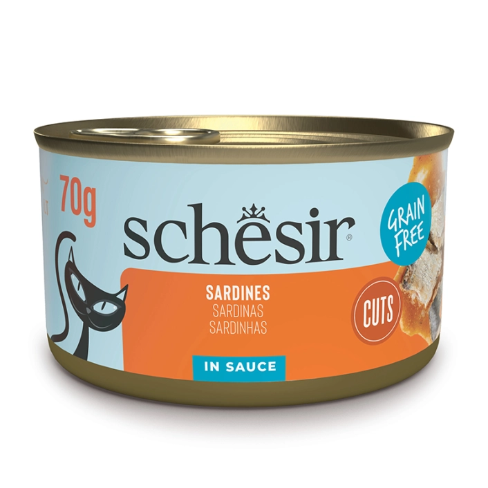 Консерва Schesir Grill Sardines сардина в соусі для котів 70г