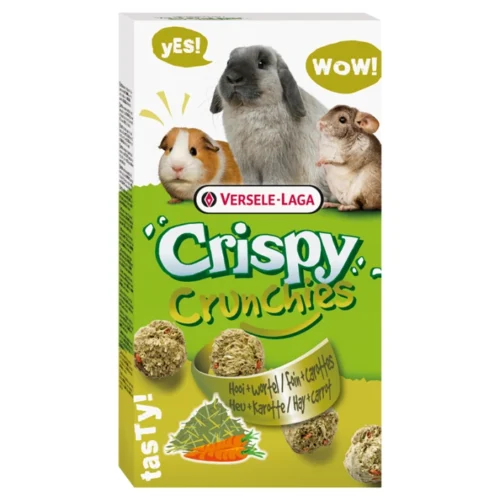Ласощі для гризунів Versele-Laga Crispy Crunchies Hay + Carrot печиво з сіна та моркви 75г