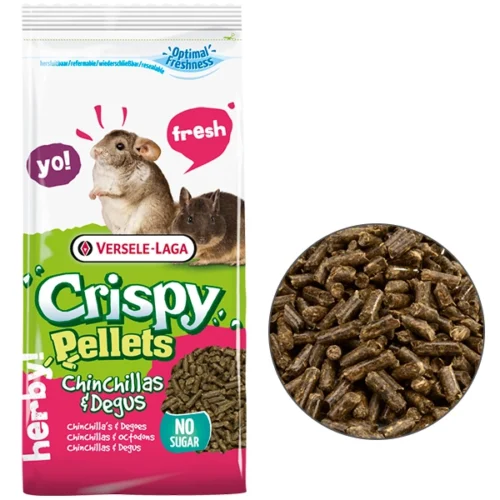 Versele-Laga Crispy Pellets Chinchillas & Degus беззерновий корм для шиншил і дегу