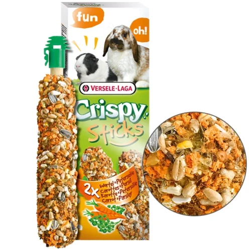 Versele-Laga Crispy Sticks Carrot&Parsley ласощі для кроликів та морських свинок 2шт