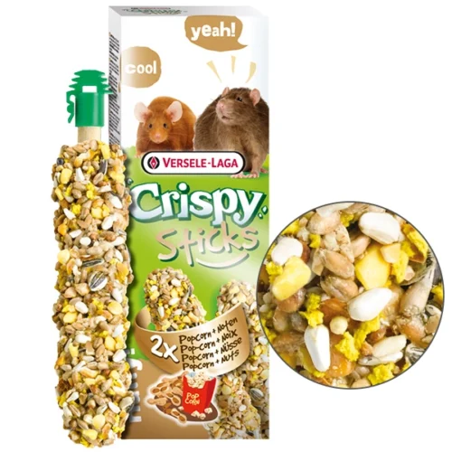 Versele-Laga Crispy Sticks Popcorn & Nuts ласощі для щурів та мишей 2шт