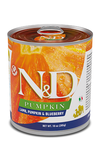 Farmina N&D Pumpkin Grain Free Adult Dog Lamb & Blueberry консерва з ягням для собак, 285г
