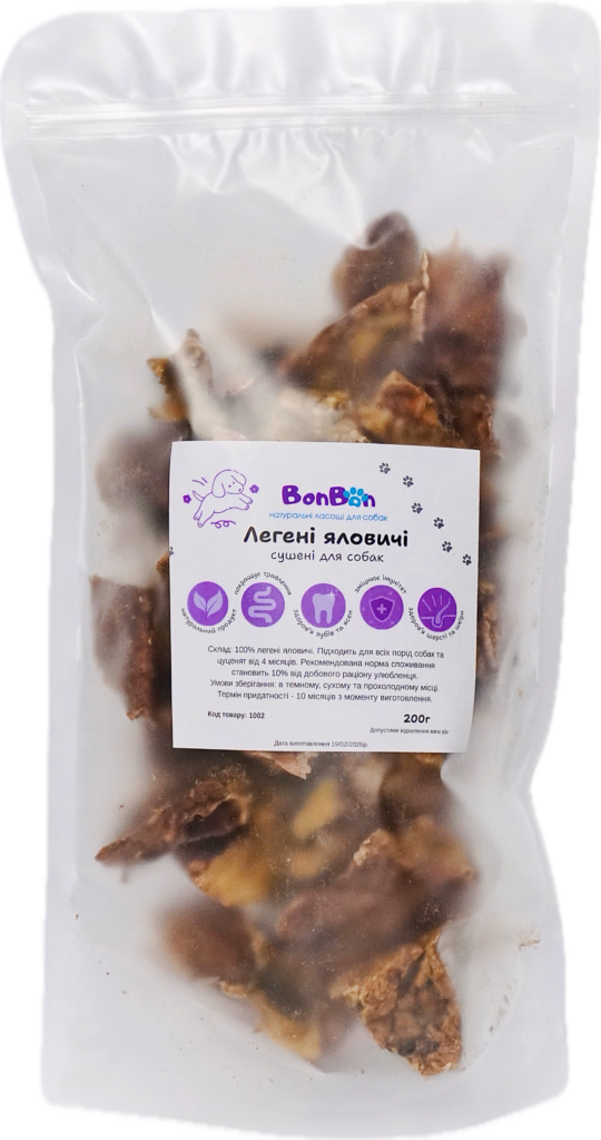 BonBon Легені яловичі для собак