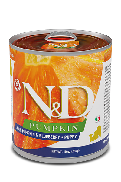 Farmina N&D Pumpkin Grain Free Puppy Lamb & Blueberry консерва з ягням для цуценят, 285г