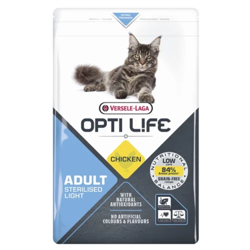 Opti Life Sterilised Light Cat з куркою для стерилізованих котів