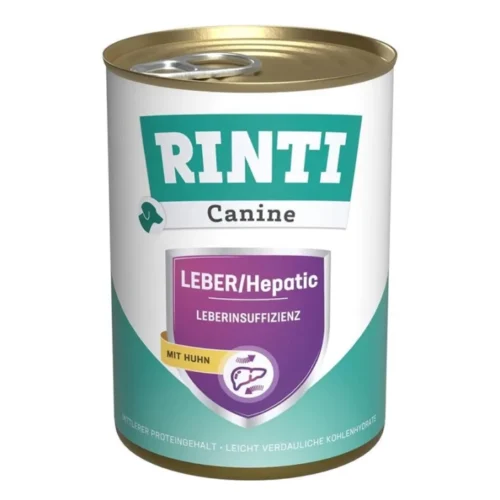 Rinti Canine Veterinary LEBER/Hepatic mit Huhn з куркою для собак 400г