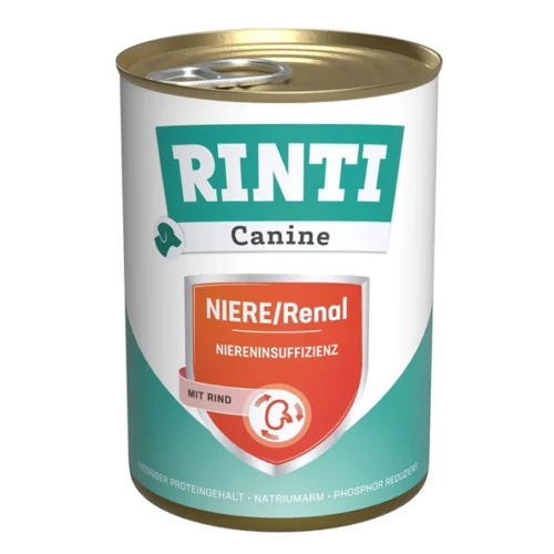 Rinti Canine Veterinary Niere/Renal mit Rind з яловичиною для собак