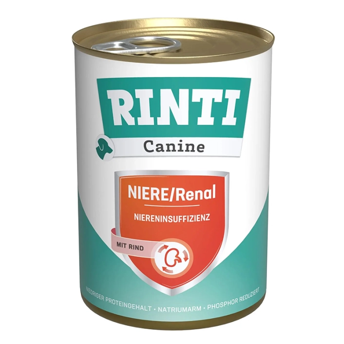 Rinti Canine Veterinary Niere/Renal mit Rind з яловичиною для собак