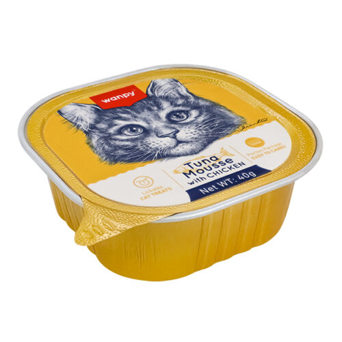 Wanpy Tuna&Chicken мус для котів, 40г