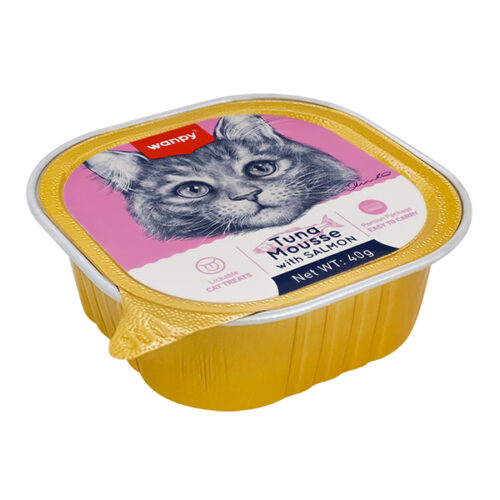 Wanpy Tuna&Salmon мус для котів, 40г