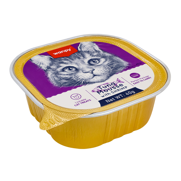 Wanpy Tuna&Shrimp мус для котів, 40г