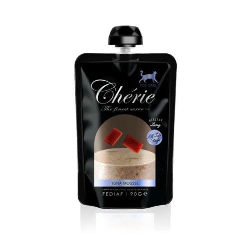 Cherie Squeeze-Up Pouch Tuna Mousse Cat All Life Stage