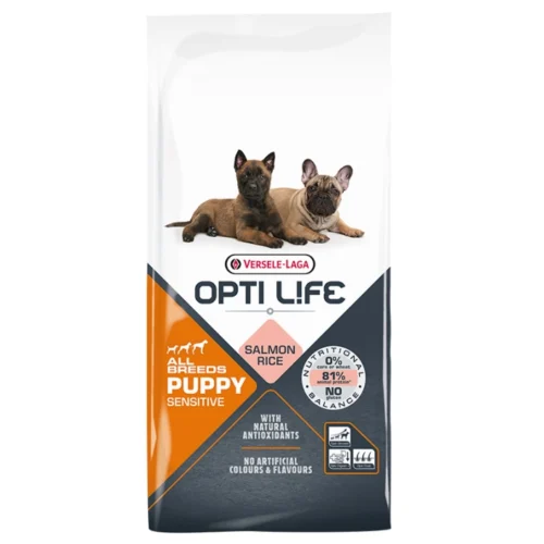 Opti Life Puppy Sensitive з лососем для цуценят