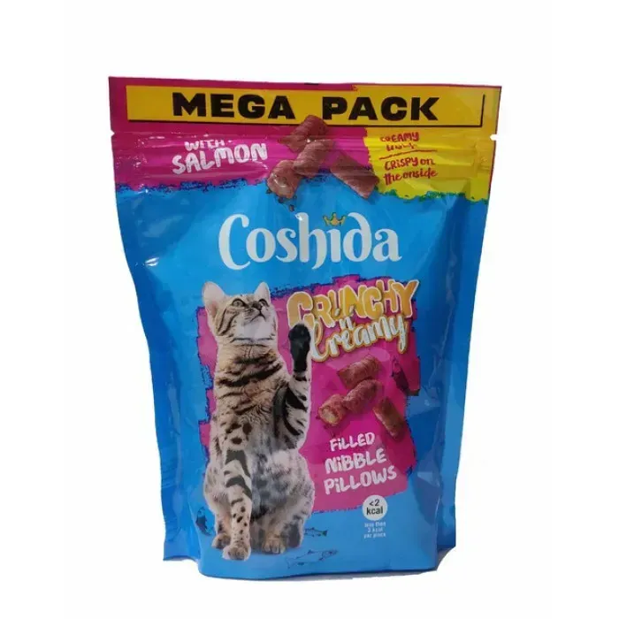 Coshida Crunch salmon - подушечки з лососем для котів, 150г